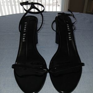 Gianni Bini Black Strappy Heels